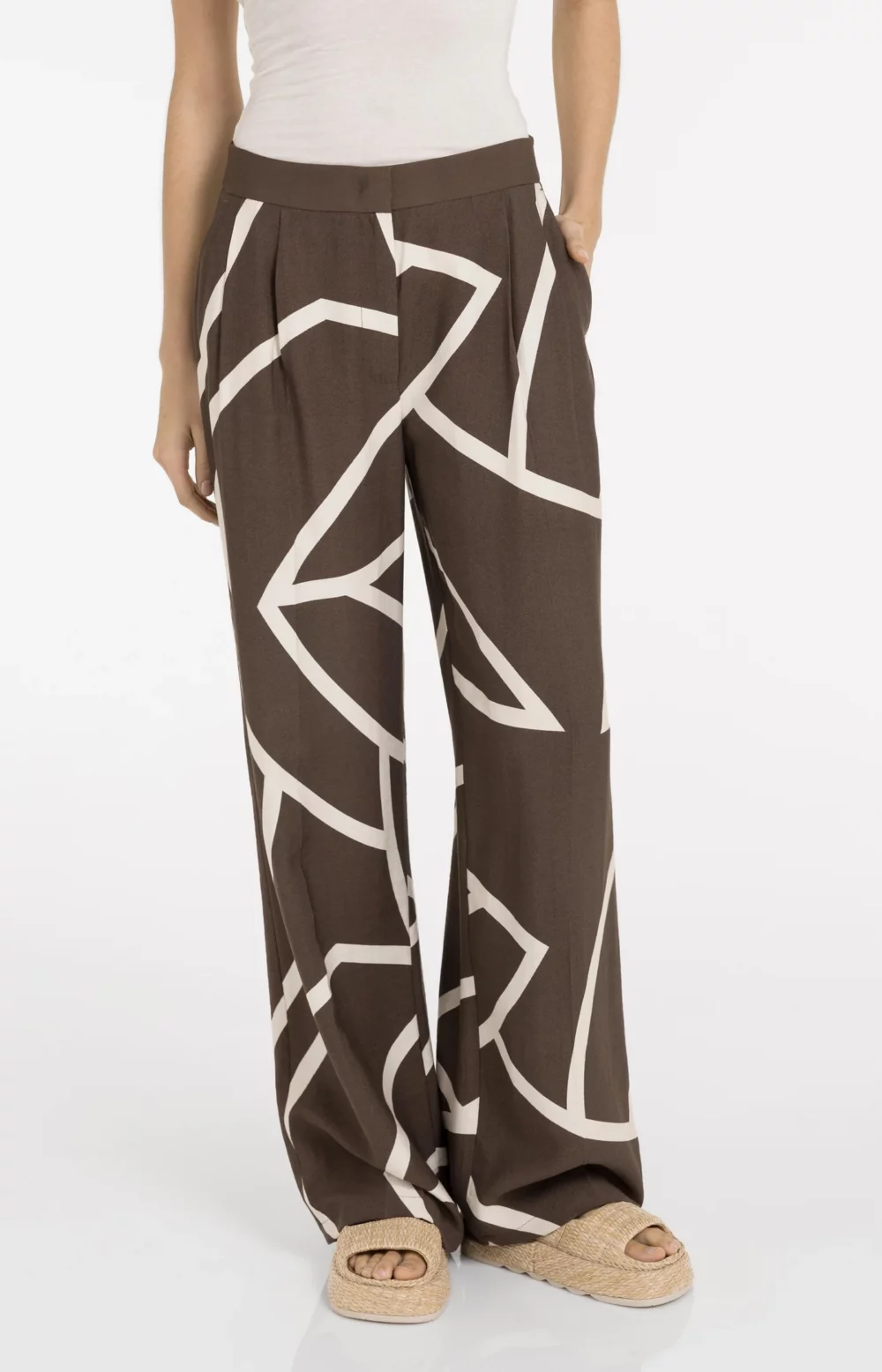 LIV TROUSERS - CHOCOLATE MARTINI BROWN