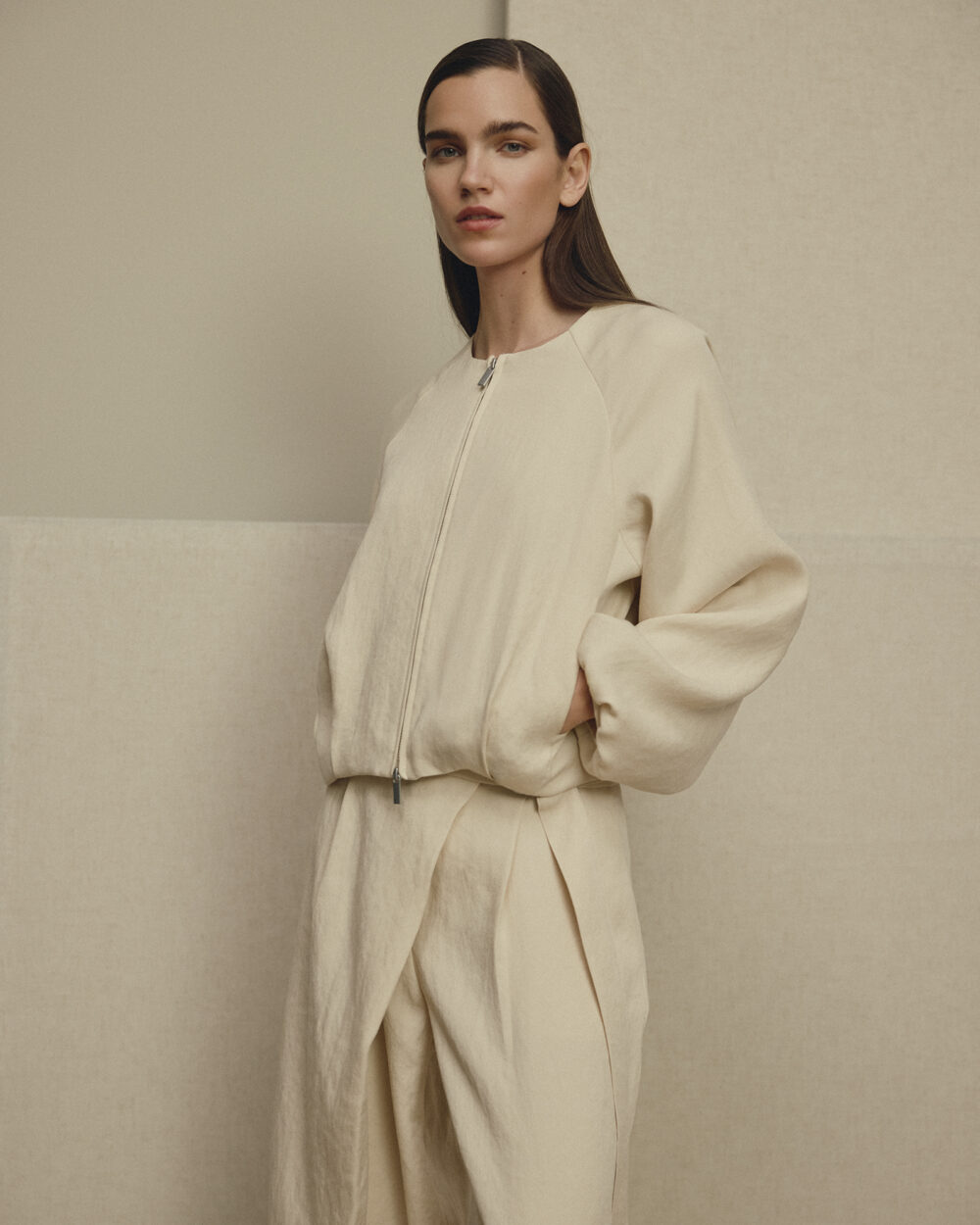 MSCHZein Esteriane Jacket - Bleached sand